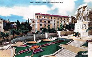 ALGER - MONUMENT AUX MORTS DE LA GRANDE GUERRE - 1956